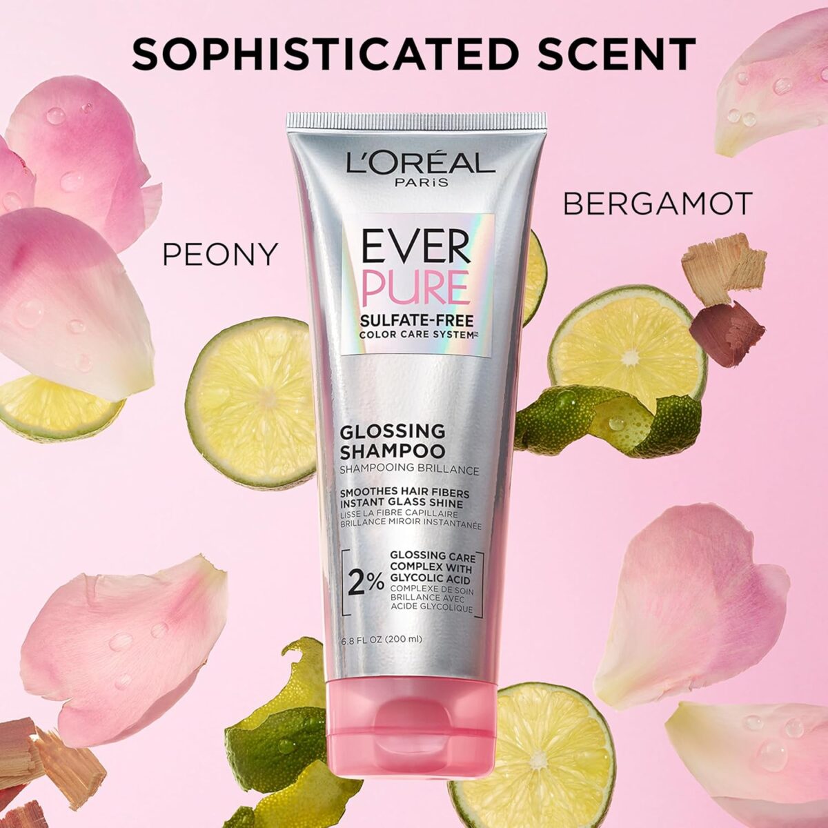 L'Oreal Paris Glossing Lamination Hair Mask with Glycolic Acid, Hair Treatment for Lasting Shine and Smoothness for Dull, Dry Hair, EverPure, 5.1 Fl Oz - Image 6