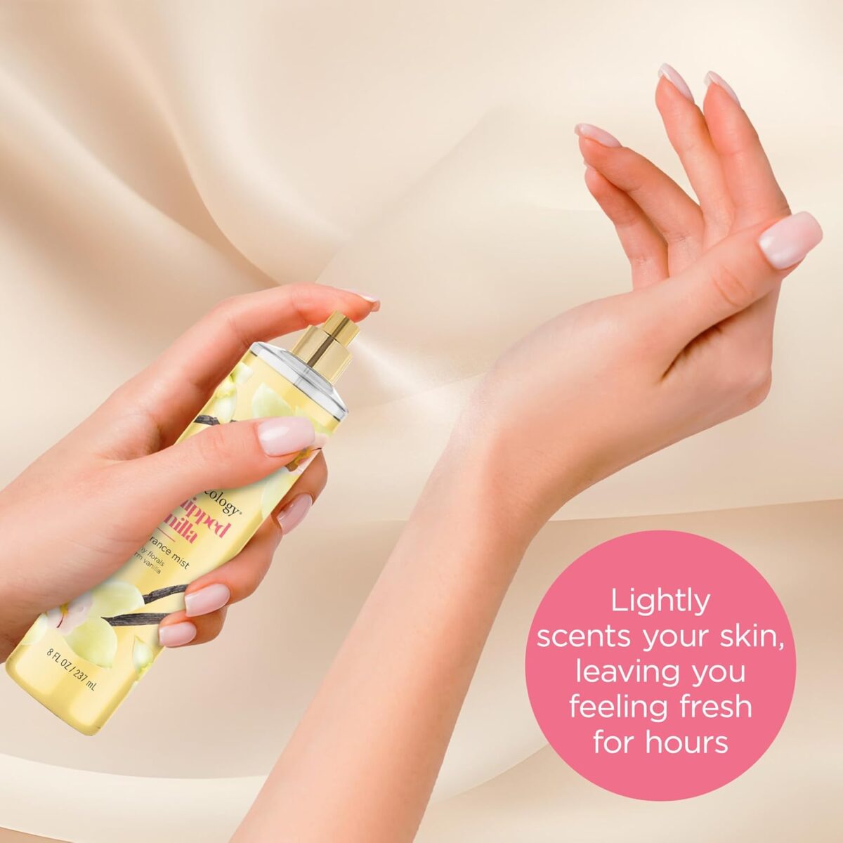 Bodycology Long-Lasting Fragrance Body Mist, Whipped Vanilla, 8 fl oz - Image 4