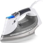 BEAUTURAL 1800-Watt Steam Iron with Digital LCD Screen, Double-Layer and Ceramic Coated Soleplate, 3-Way Auto-Off, 9 Preset Temperature and Steam Settings for Variable Fabric Gray - Image 2
