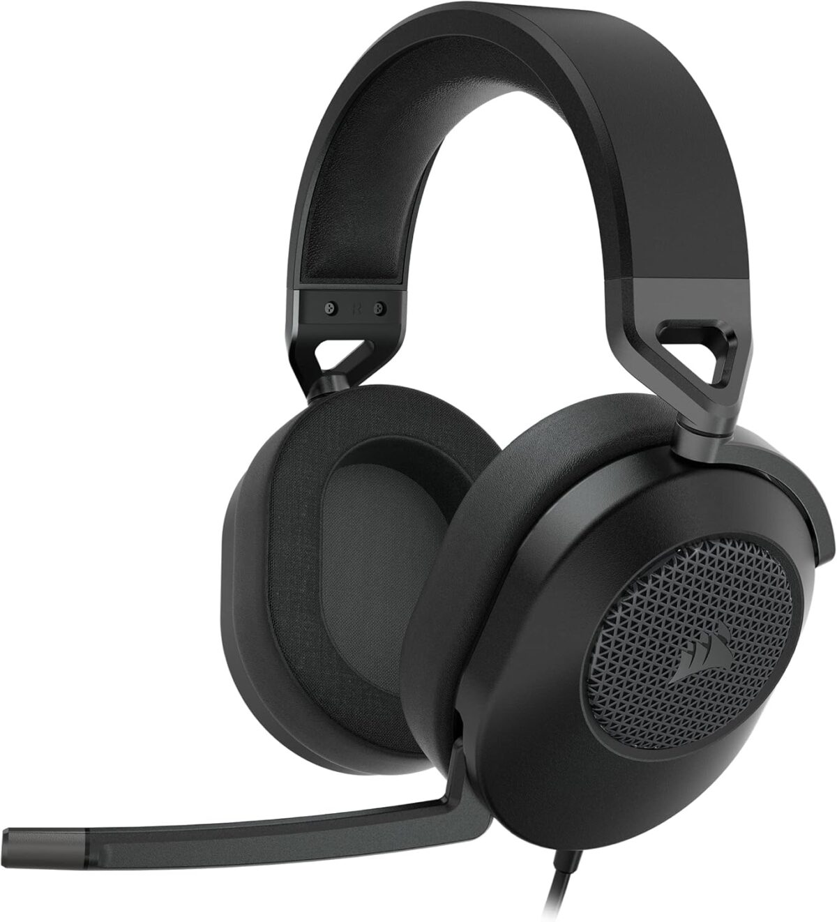 CORSAIR HS65 SURROUND Multiplatform Wired Gaming Headset – Dolby Atmos – SonarWorks SoundID – iCUE Compatible – PC, Mac, PS5, PS4, Xbox, Nintendo Switch, Mobile – Carbon - Image 2