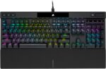 CORSAIR K70 RGB PRO Mechanical Wired Gaming Keyboard – Cherry MX Red Linear Switches, SOCD, PBT Double-Shot Keycaps, 8000Hz Hyper-Polling, NKRO, Anti-Ghosting, Tournament Switch, QWERTY NA – Black - Image 2