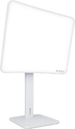 Carex Day-Light Elite Bright Sunlight Therapy Lamp, 10000 LUX Therapy Lamp at 12 Inches, LED Bright White Light with Adjustable Height and Brightness Levels for Mood, White - Image 2