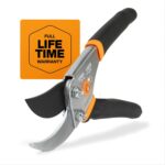 Fiskars Bypass Pruning Shears, 5/8-Inch Cut Capacity Garden Clippers, Gardening Scissors with Sharp, Rust Resistant Steel Blade - Image 2