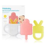 Frida Baby Silicone Teething Toys, 4-in-1 Teether for Babies & Infants, Teething Relief for 0-18 Months, Not-Too-Cold-to-Hold Baby Teether, BPA-Free - Image 2