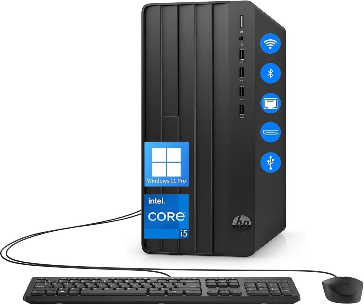 HP Desktop Computers Tower PC for Home Business Student, Intel 6-Core i5-12500 (Beat i7-11700), 32GB DDR4 RAM, 1TB PCIe SSD, WiFi, Bluetooth, RJ-45, Keyboard and Mouse, Windows 11 Pro, Wendbo - Image 2
