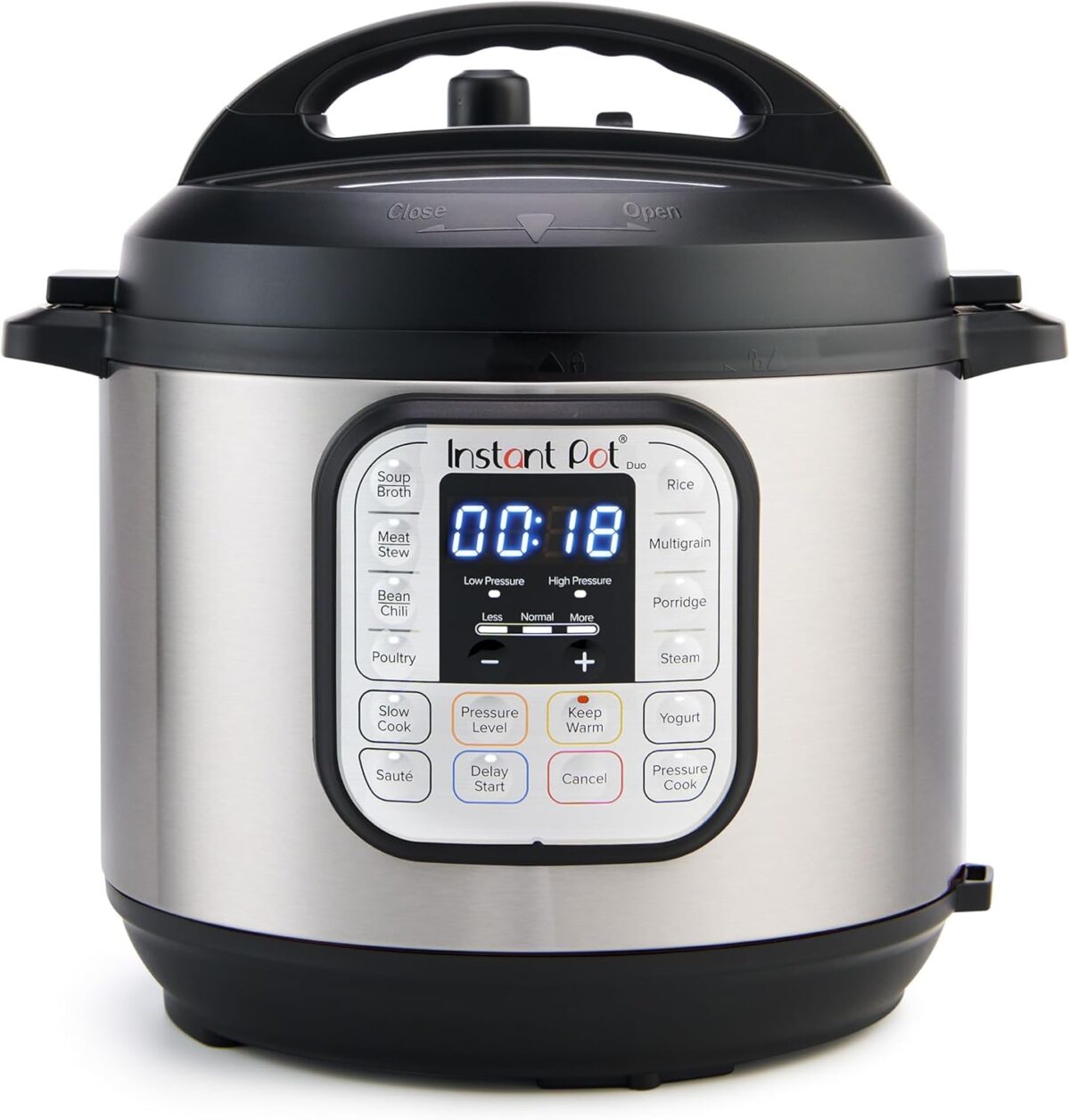 Instant Pot Duo 7-in-1 Electric Pressure Cooker, Slow Cooker, Rice, Steamer, Sauté, Yogurt Maker, Warmer & Sterilizer, Includes App With Over 800 Recipes, Stainless Steel, 6 Quart - Image 2