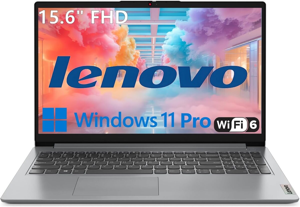 Lenovo Laptop Computers for Home Business Student Study, 15.6" FHD, Intel Processor, 32GB DDR4 RAM, 1TB PCIe SSD, WiFi 6, Bluetooth 5.2, Type-C, Webcam, Numeric Keypad, Cloud Grey, Windows 11 Pro - Image 2