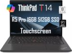 Lenovo ThinkPad T14 Business Laptop (14" FHD+ Touchscreen, AMD Ryzen 5 PRO 6650U, 16GB RAM, 512GB SSD, 6-Core (Beat i7-1250U)), Backlit, Fingerprint, 1080p Webcam, Wi-Fi 6E, Win 11 Pro w / AI Copilot - Image 2