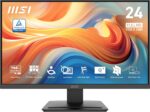MSI PRO MP243L E14 24-inch IPS 1920 x 1080 (FHD) Gaming Office Monitor, 144Hz, Adaptive-Synch, HDR Ready, HDMI, VGA Port,VESA Mountable, Tilt, 4-Side Slim Bezel,1ms, Black - Image 2