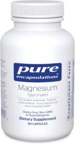 Pure Encapsulations Magnesium (Glycinate) - Supplement to Support Stress Relief, Sleep, Heart Health, Nerves, Muscles, and Metabolism* - with Magnesium Glycinate - 90 Capsules - Image 2