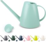 Qilebi Long Spout Small Watering Can for Indoor & Outdoor Plants, House Plant, Garden Flower, 1. 8L 1/2 Gallon (Green) - Image 2