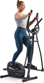 Sunny Health & Fitness Smart Upright Elliptical w/Pulse Sensor Built-in, Indoor Full-Body Cross-Training & Cardio Exercise Machine for Home, Free SunnyFit App Connection, Optional Long Stride Length - Image 2