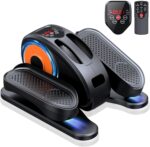 Under Desk Elliptical Machine, Ellipse Leg Exerciser as Seen on Tv for Seniors Fully Assembled, Quiet & Portable Electric Seated Pedal Exerciser with Remote Control & 12 Adjustable Speeds - Image 2