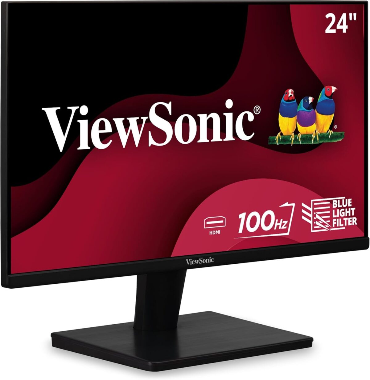 ViewSonic VS2447M 24 Inch 1080p Monitor with 100Hz, FreeSync, Thin Bezels, Eye Care, HDMI, VGA Inputs for Home and Office - Image 2