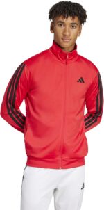 adidas Men's 3-Stripes Tricot Track Top - Image 2