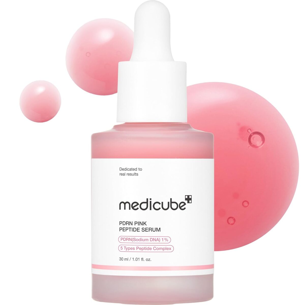 medicube Salmon DNA PDRN Pink Peptide Serum, Pink glow serum, Peptide, Niacinamide, Hydrating & Moisturizing & Firming, Uneven Skin Tone, Korean Skincare | 1.01 fl.oz. (1.01 fl.oz., Salmon DNA PDRN) - Image 2