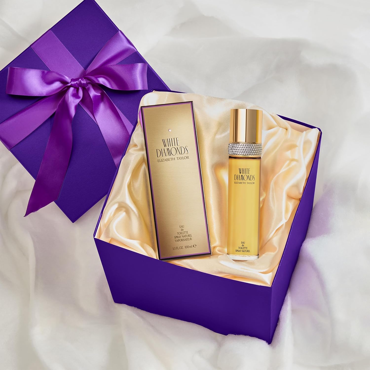 Elizabeth Taylor White Diamonds Women's Perfume, Long-Lasting Floral Fragrance for Her, Eau de Toilette EDT Spray, 3.3 fl oz - Image 9