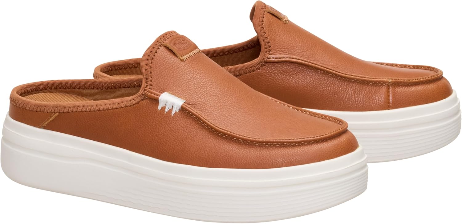 HEYDUDE Women's Austin Lift Platform Mule | Casual Slip-On Shoes | Lightweight, Comfortable, Stylish Everyday Footwear - Image 4