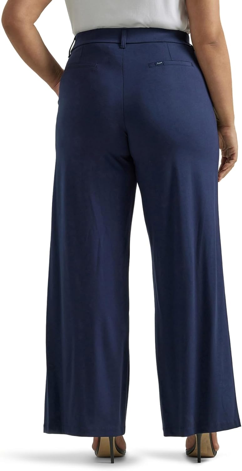Lee Womens Ultra Lux Comfort Any Wear Wide Leg Pant - Image 4