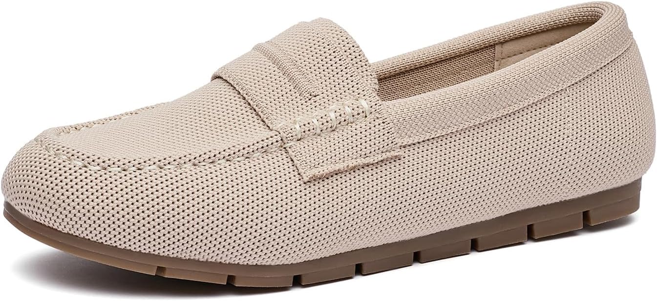 Loafers for Women Comfortable Slip on Work Flats Shoes Womens Dressy Casual Walking Shoes - Image 5