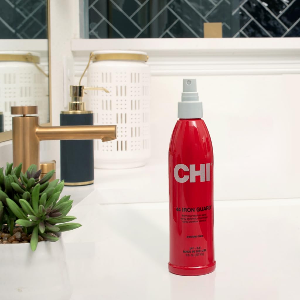 CHI 44 Iron Guard Thermal Protection Spray, Nourishing Formula Helps Resist Heat Damage to Hair & Tame Frizz, 2 Oz - Image 3