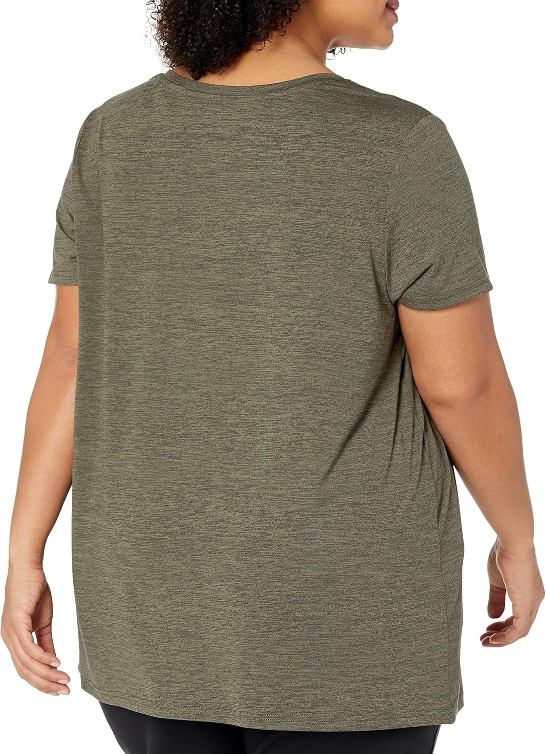 Amazon Essentials Women's Active Quick Dry Tech Stretch Short-Sleeve V-Neck T-Shirt (Available in Plus Size), Pack of 2 - Image 7