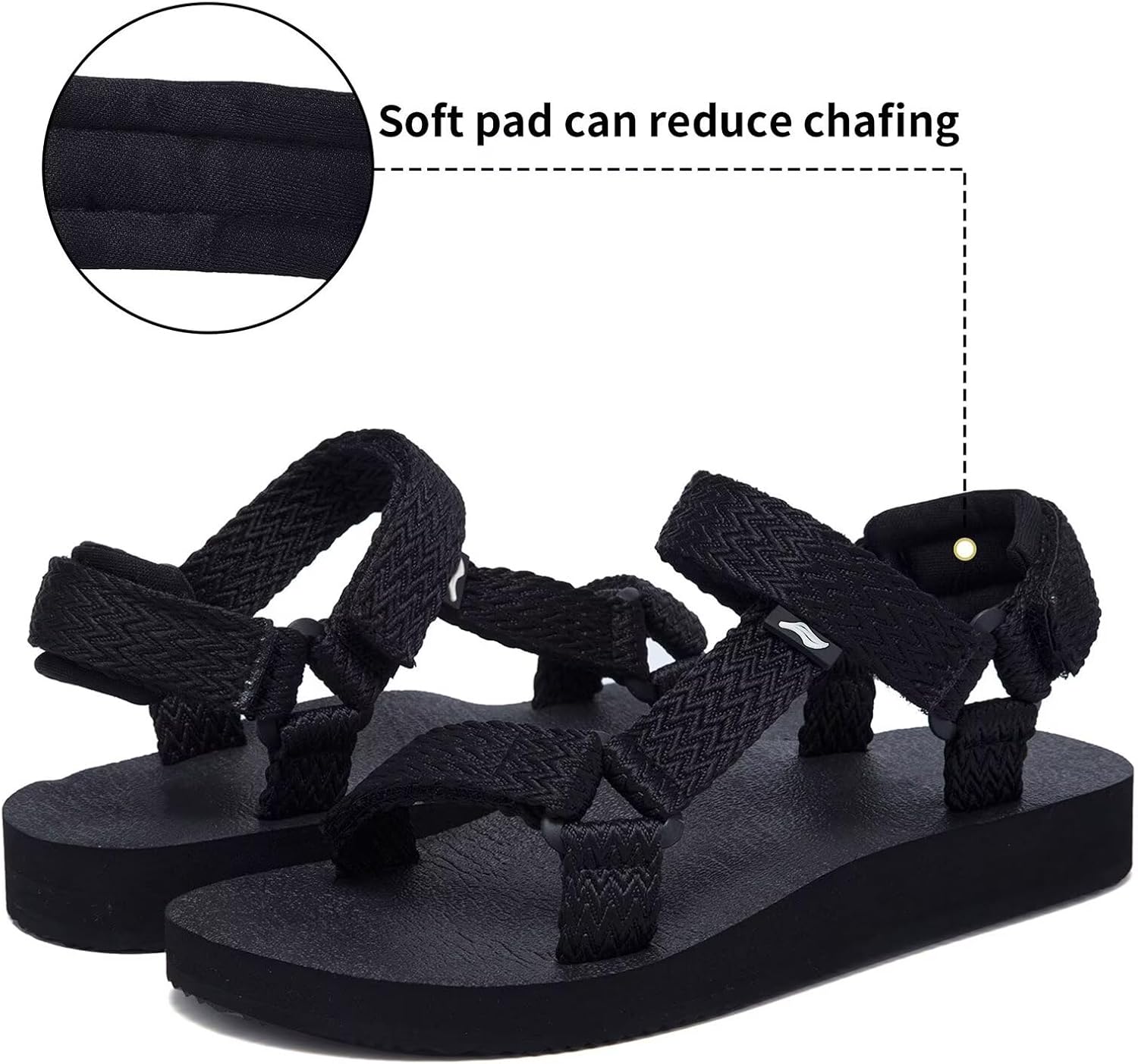 Women's Original Sport Sandals Hiking Sandals with Arch Support Yoga Mat Insole Light Weight Outdoor Water Shoes - Image 6