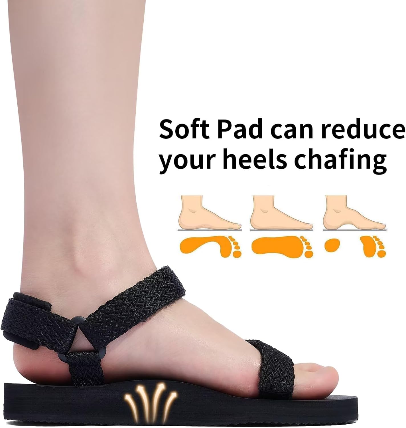 Women's Original Sport Sandals Hiking Sandals with Arch Support Yoga Mat Insole Light Weight Outdoor Water Shoes - Image 7