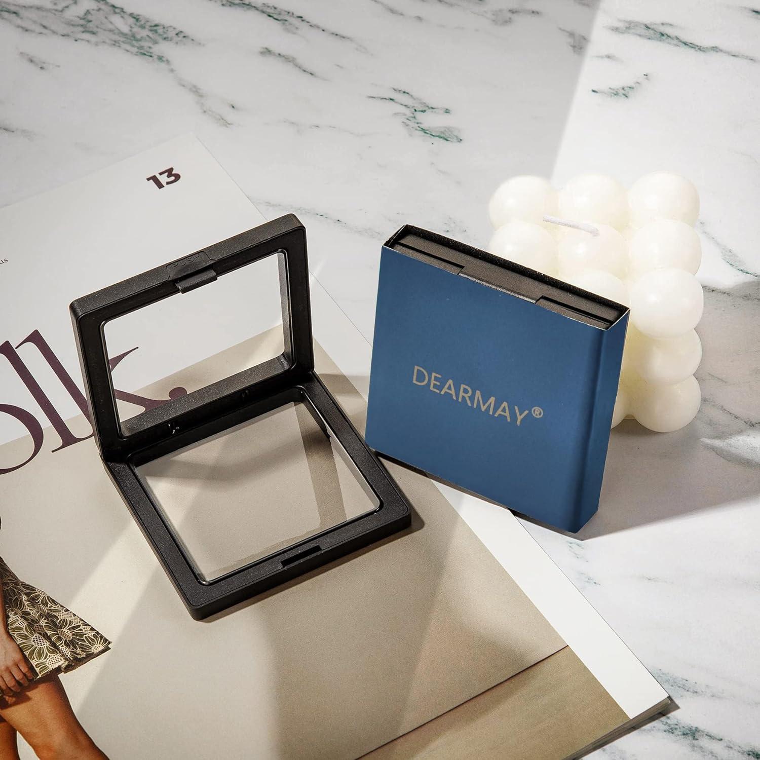 DEARMAY Dainty 14K Gold Plated Ankle Bracelets for Women, Waterproof 14K Gold Plated Link Chain Anklets Non Tarnish Set Pack Summer Beach Jewelry Gift - Image 8