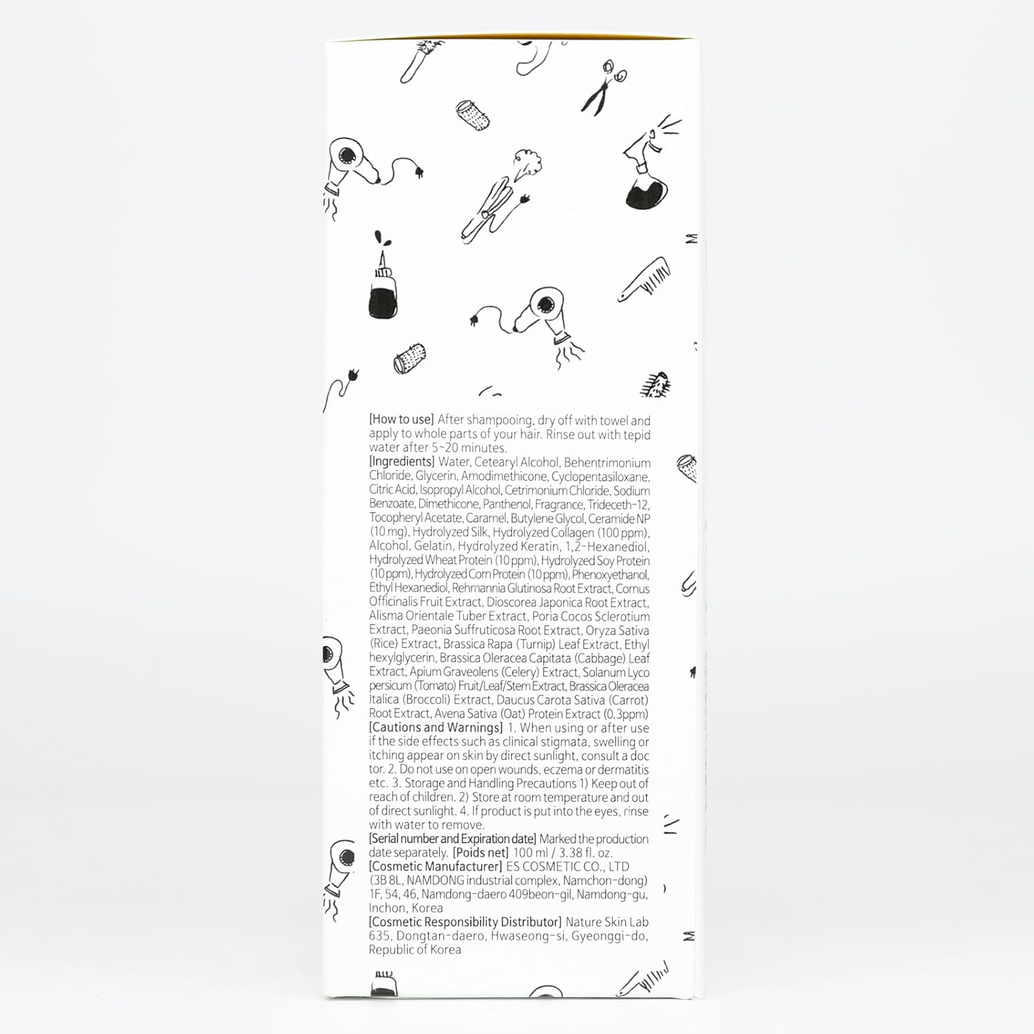 Elizavecca cer-100 collagen coating hair protein treatment 100ml - Image 6