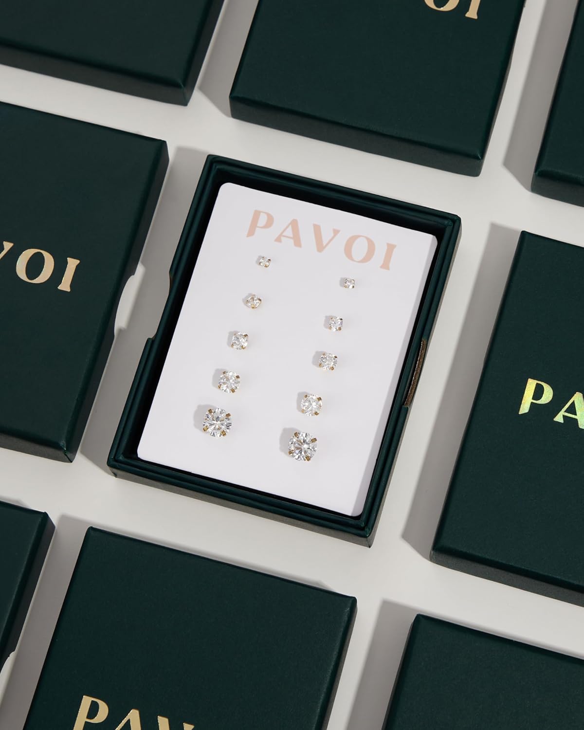 PAVOI 14K Gold Plated Cubic Zirconia Heart Necklace | Cute Dainty Love Pendant Necklaces for Women - Image 6