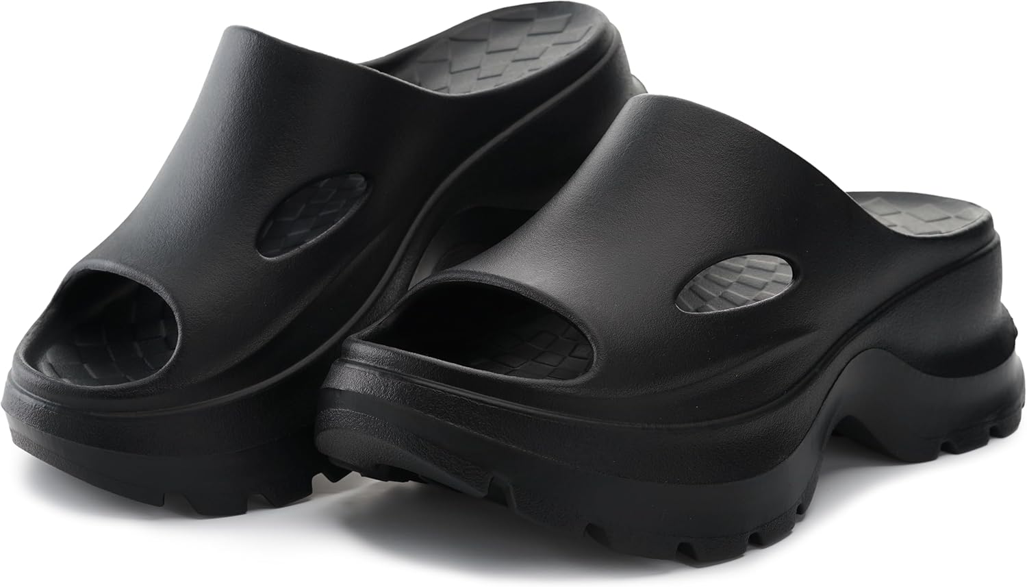 BRONAX Platform Sandals for Women | Easy & Light Thick Sole Slides - Image 2