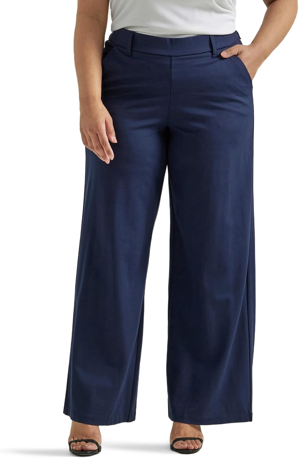 Lee Womens Ultra Lux Comfort Any Wear Wide Leg Pant - Image 2