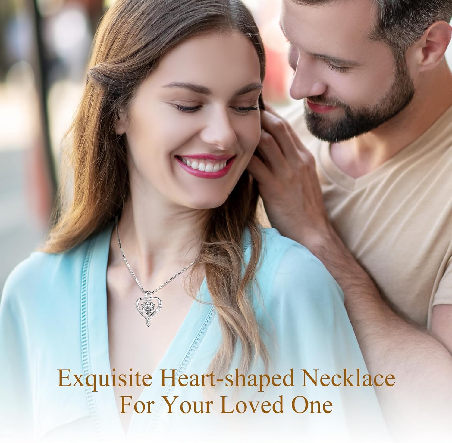 925 Sterling Silver Necklace - Exquisite Silver Jewelry for Women - Heart Pendant Silver Necklace - Birthday, Anniversary, Valentine's Day Gift for Women, Wife, Mom, Girlfriend, Lady - Image 4