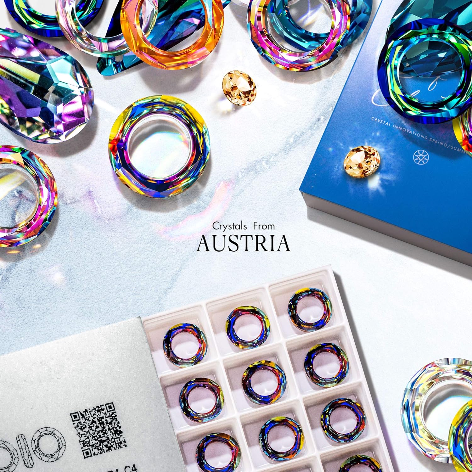 Kate Lynn "Rise From the Ashes" Phoenix Earrings, Sterling Silver Dangle Earrings with Crystals from Austria, Birthday Gift with Jewelry Box, Symbol of Luck and Renewal - Image 5