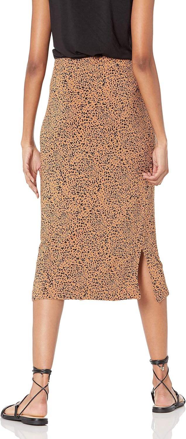 Amazon Essentials Women's Pull-On Knit Midi Skirt (Available in Plus Size) - Image 3