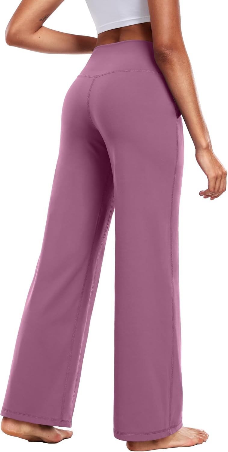 CADMUS Thick Yoga Pants for Women Wide Leg Trousers High Waist Stretch Casual Lounge - Image 5