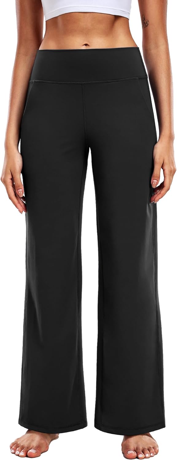 CADMUS Thick Yoga Pants for Women Wide Leg Trousers High Waist Stretch Casual Lounge - Image 6