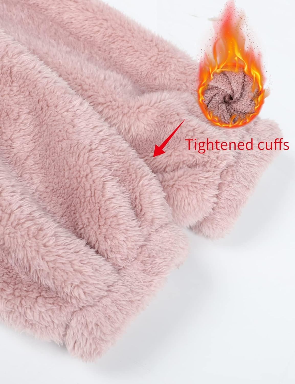 Gihuo Women' s Fluffy Pajamas Set Fleece Pullover Pants Loose Plush Sleepwear 2 Piece Pjs Set Warm Loungewear Fuzzy - Image 8