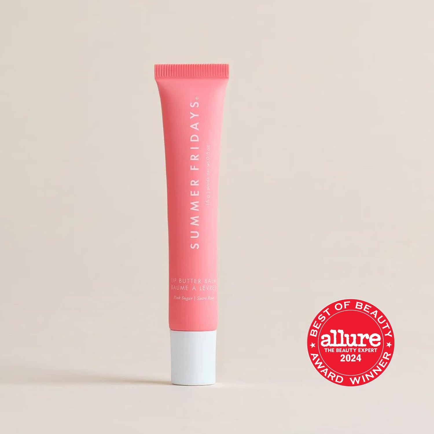 Summer Fridays Tinted Lip Butter Balm - Conditioning Vegan Lip Balm for Instant Moisture, Shine & Hydration - Sheer-Tinted, Soothing Skincare - Pink Sugar (.5 Oz) - Image 4