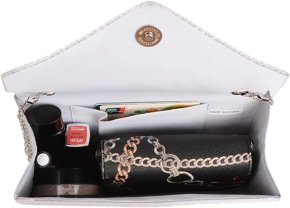 BBjinronjy Clutch Purse for Women Evening Bags for Women Formal Wedding Party Cocktail Prom Crossbody Purse Evening Handbags - Image 7