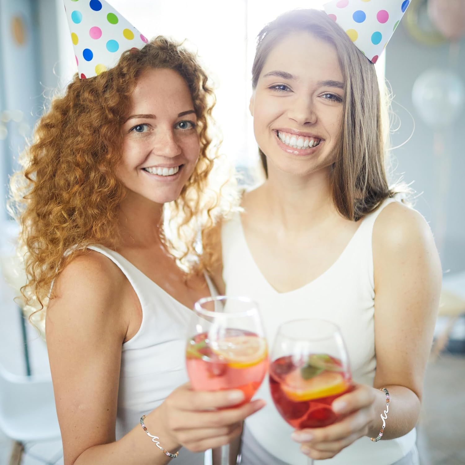 TONY & SANDY Friend Gifts for Women, Unique Valentine's Day Gifts for Her, Sister Gifts from Sister, Wave Bracelet, Christmas Birthday Gifts for Women, Bestie Friendship Bracelets - Image 3