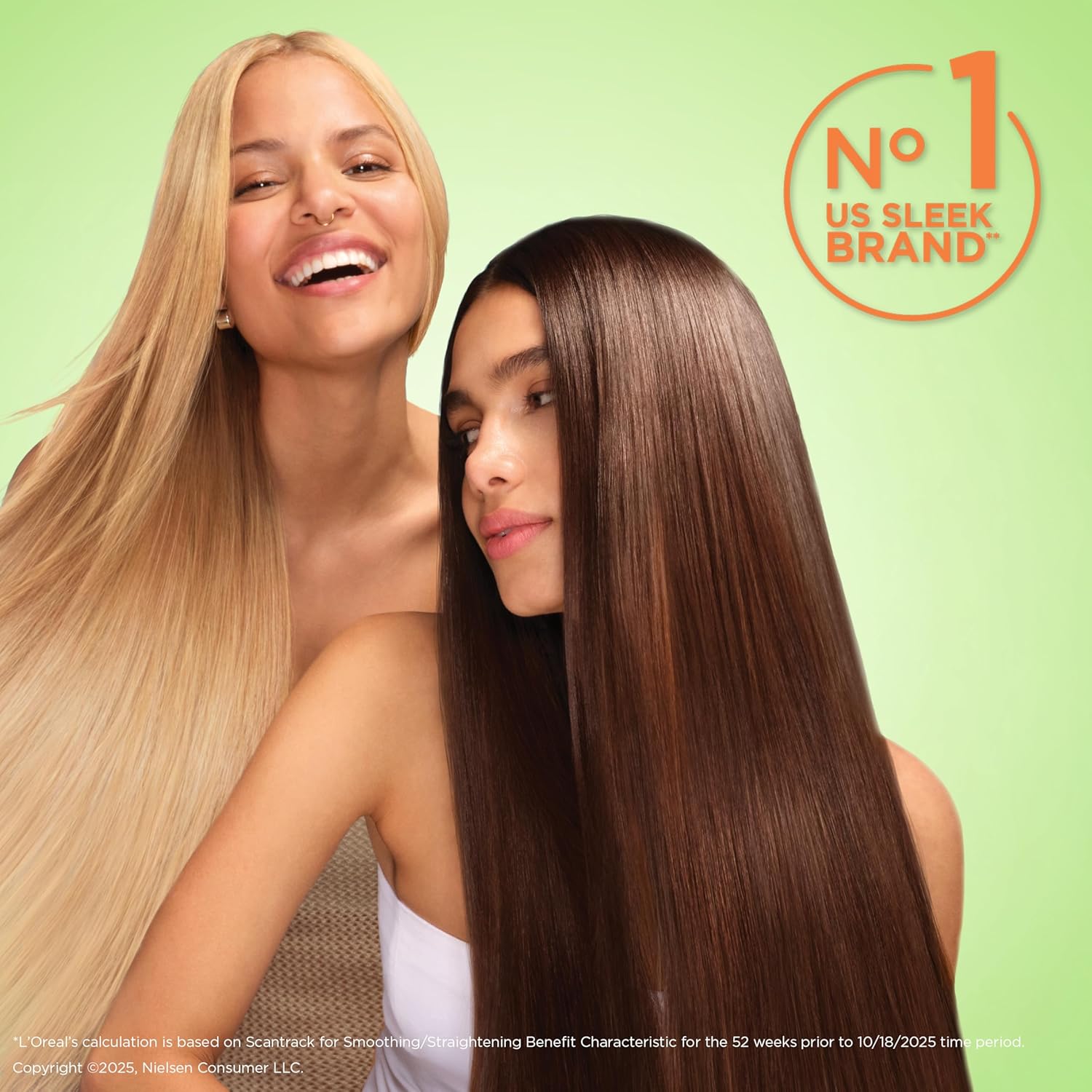 Garnier Fructis Sleek & Shine Anti-Frizz Serum for Frizzy, Dry Hair, Argan Oil, 5.1 Fl Oz, 1 Count (Packaging May Vary) - Image 7