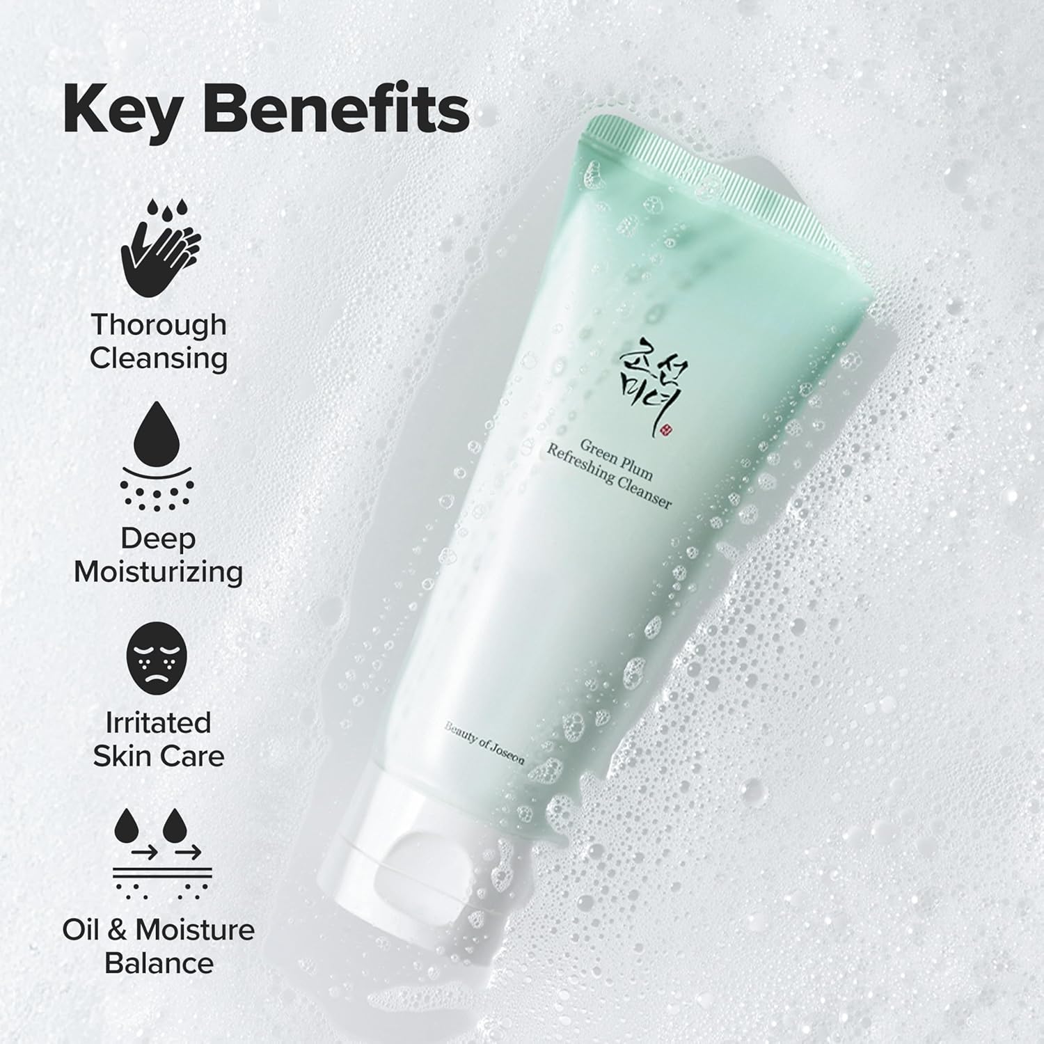 Beauty of Joseon Green Plum Refreshing Cleanser Gel Type Deep Pore Cleansing, Acne Face Wash, Blackhead Remover for All Skin Types, Korean Skincare 100ml, 3.38 fl.oz - Image 5