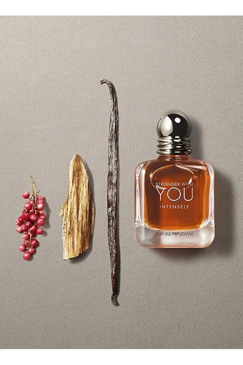 Armani Beauty - Stronger With You Intensely - Cologne for Men - Fougère Ambery Woody Men’s Fragrance - Pink Pepper, Lavender, Vanilla Notes - 3.3 Fl Oz - Image 4