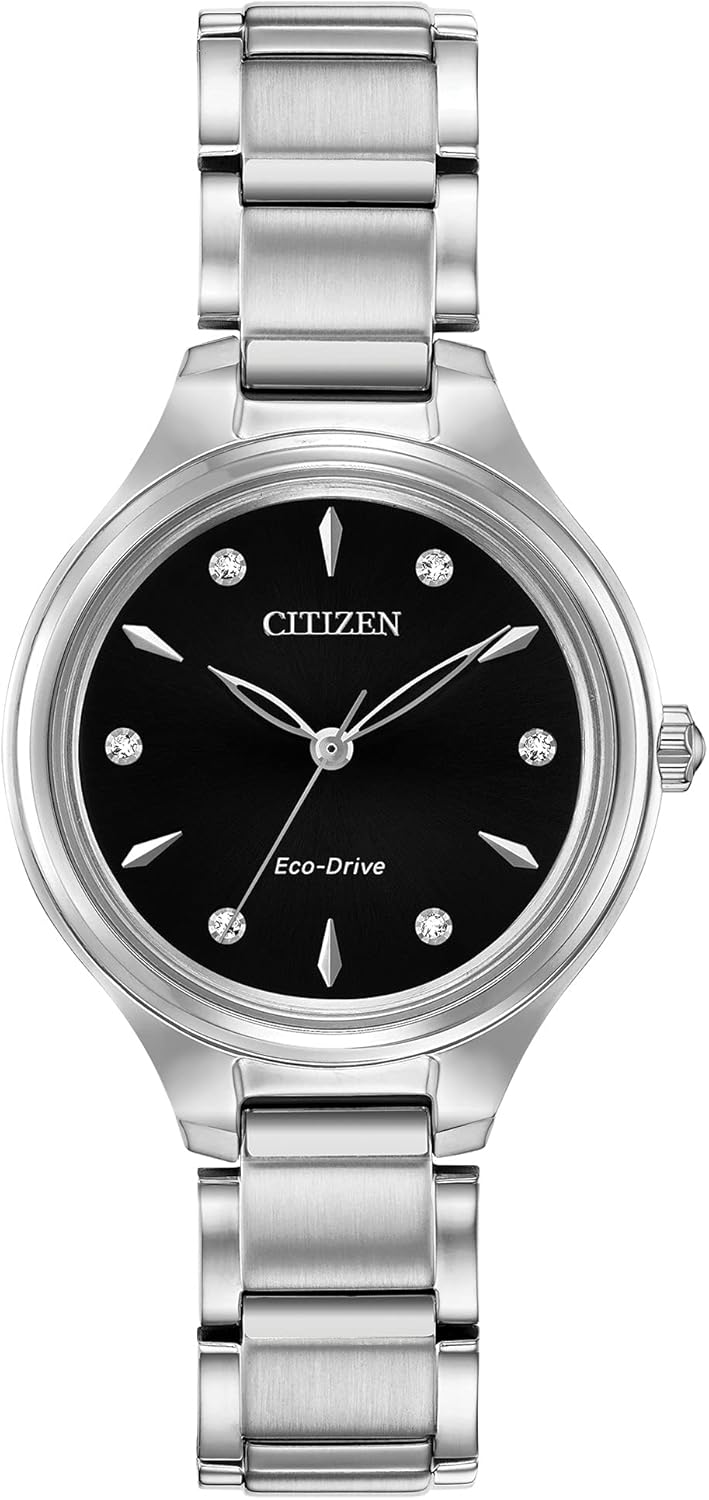 Citizen Eco-Drive Corso Womens Watch, Stainless Steel, Diamond - Image 2