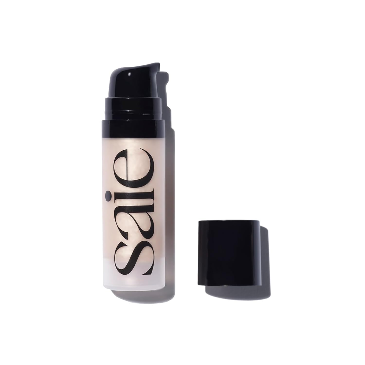 Saie Mini Glowy Super Gel - Hydrating Makeup Primer and Illuminating Glow Serum Enriched with Vitamin C and Squalane Oil - All-Over Liquid Highlighter Makeup for Instant Glass Skin - Starglow (0.5 oz) - Image 2