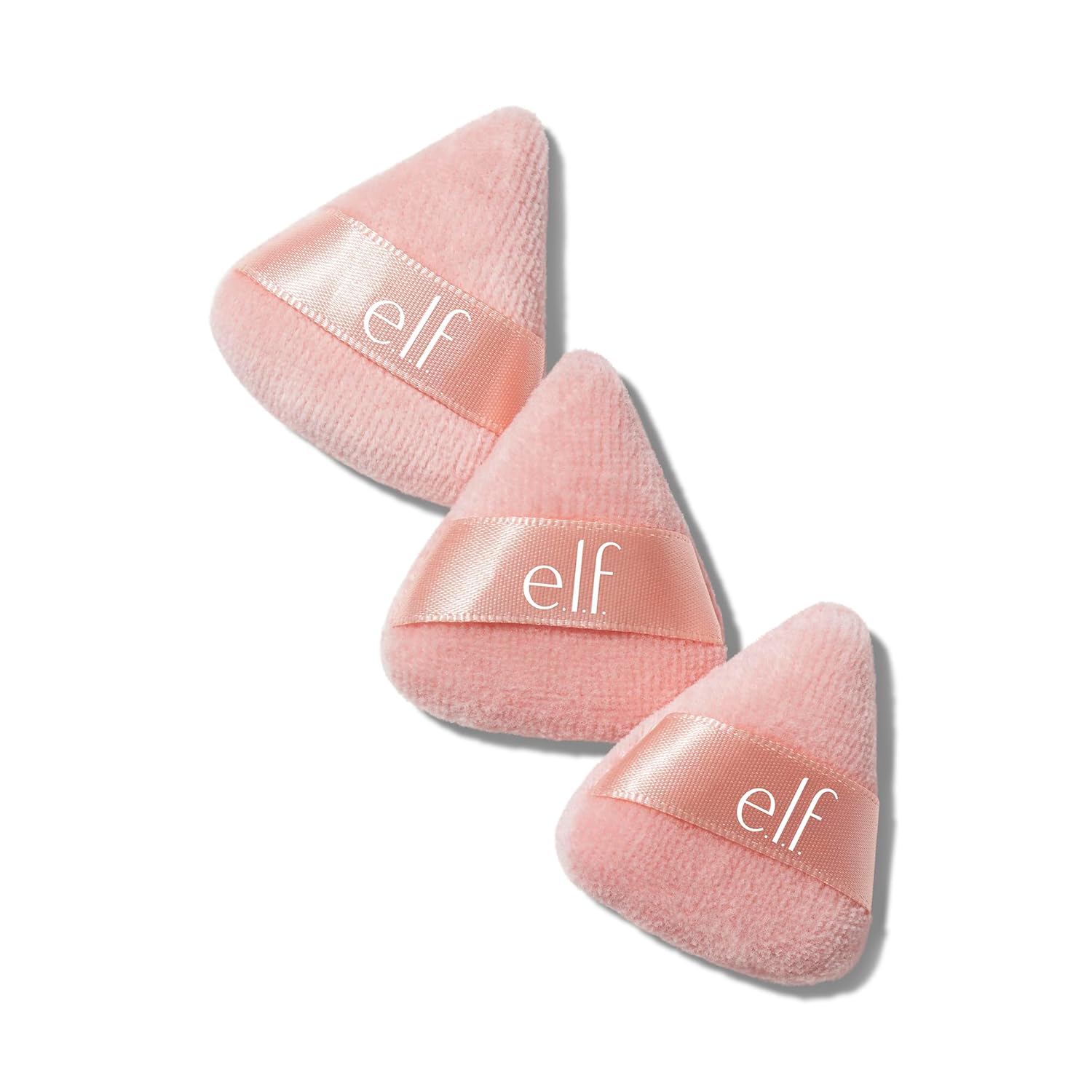 e.l.f. Halo Glow Pinkie Puffs, Finger-sized, Mini Puff For Applying Loose & Pressed Powders, Soft, Reusable & Washable, Vegan & Cruelty-Free, Set of 3 - Image 2