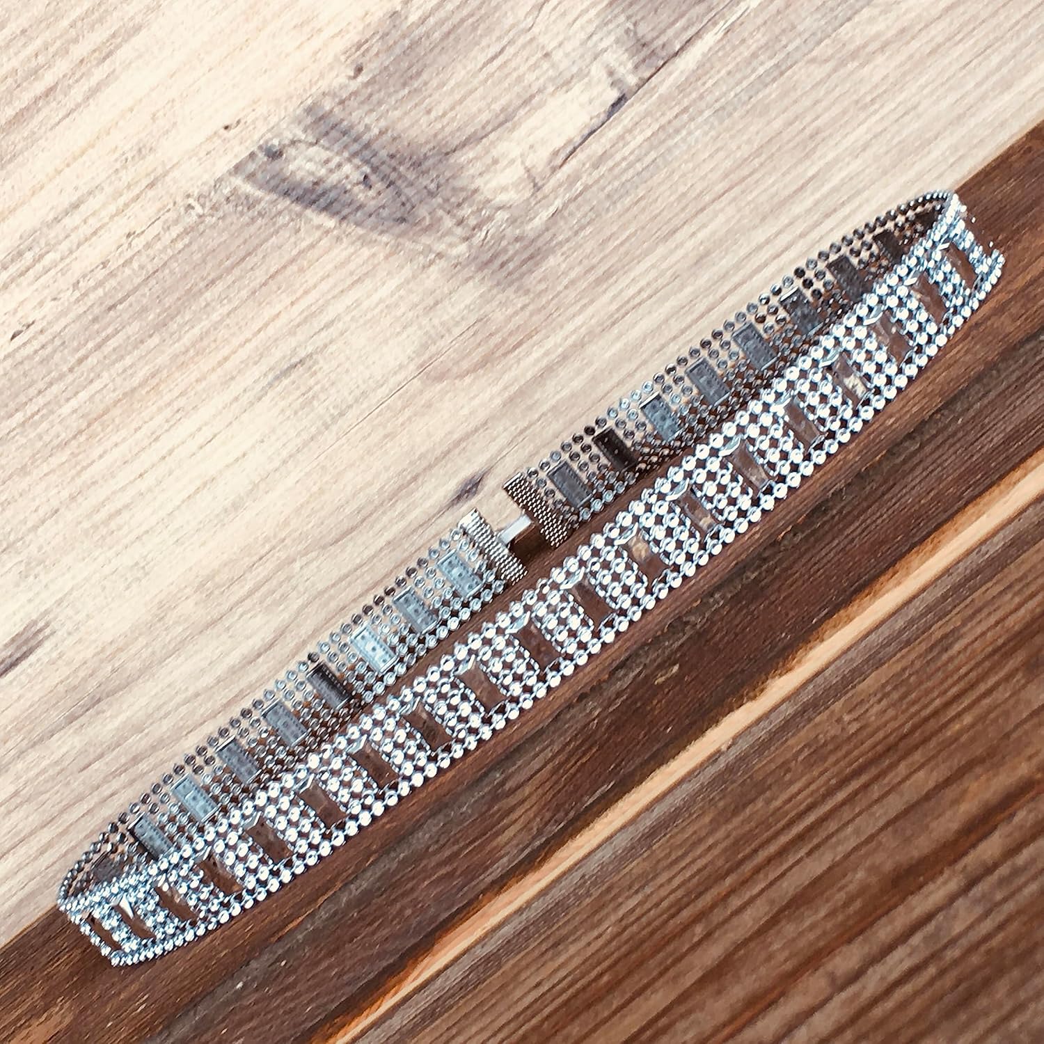 Women Cowboy Hatband, Rhinestone Silver or Gold Hat Belt, Sparkly Adjustable Fedora Western Style Hat Band, - Image 10