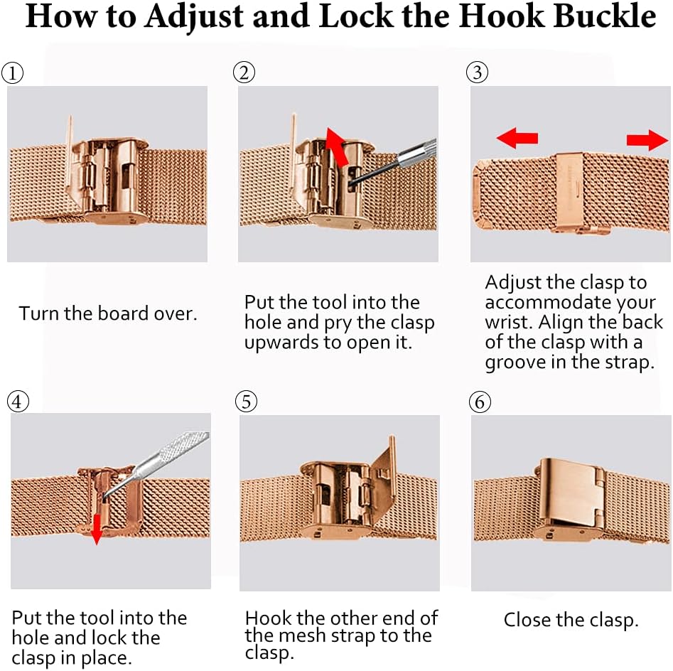 OLEVS Women's Mesh Bracelet Watch, Elegant Large Face Three Hand Analog Quartz Womens Wristwatch, Pretty Slim Date Display Waterproof Ladies Watches for Small Wrists - Image 7